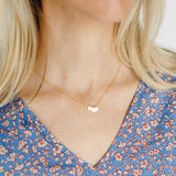 Mini initial necklace