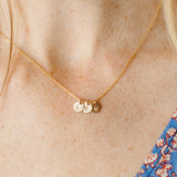 Mini initial necklace