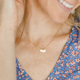 Mini initial necklace