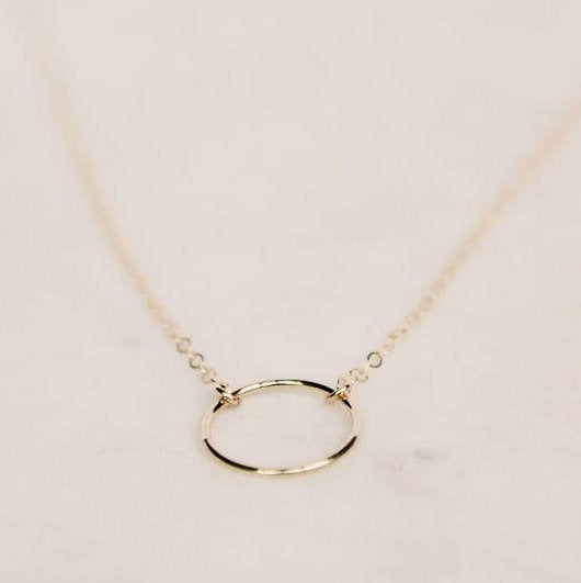 Circle Ring Necklace