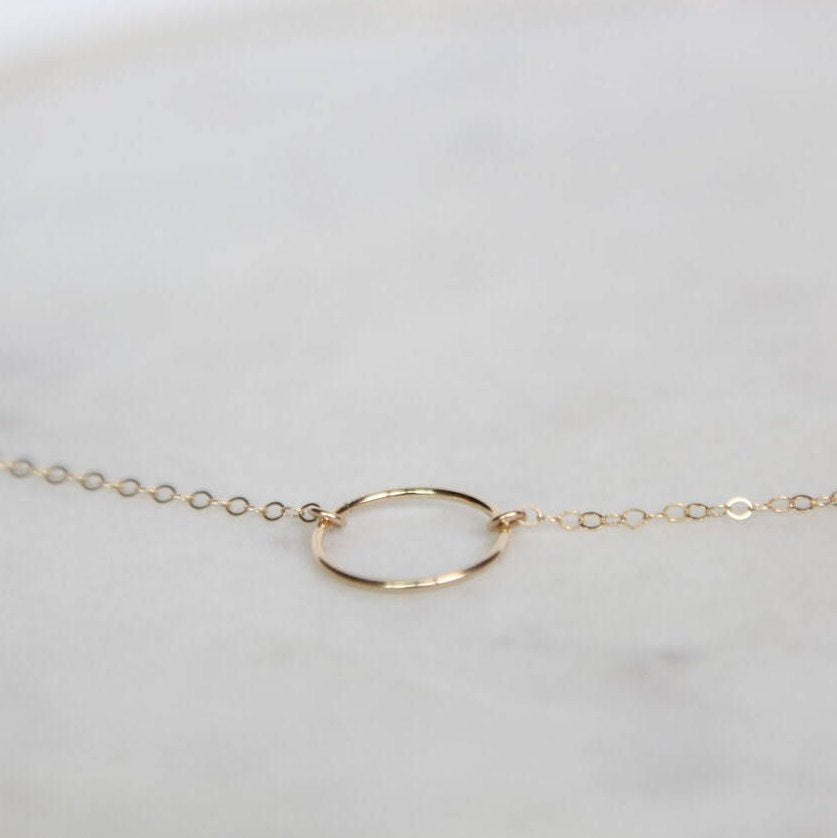 Circle Ring Necklace