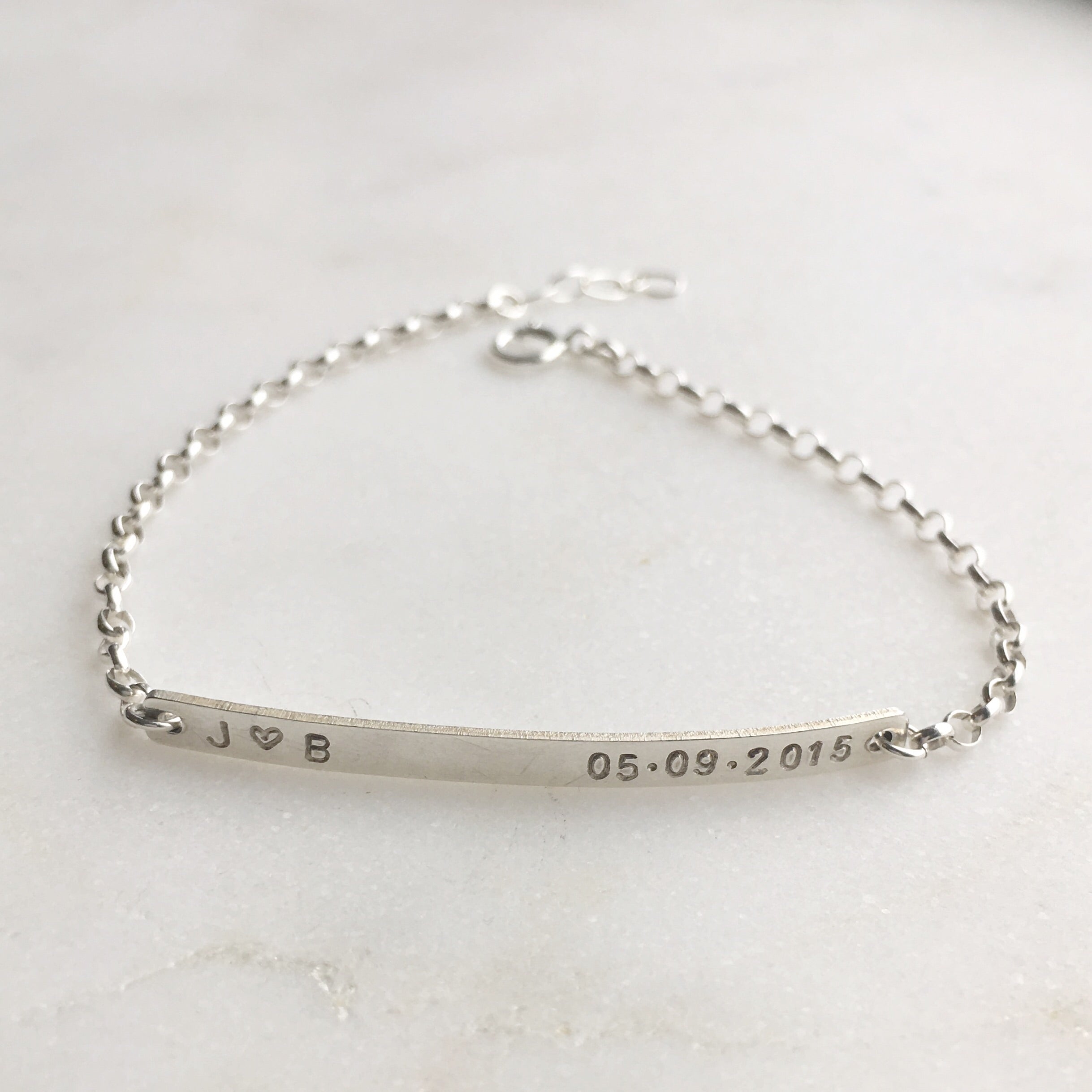 Adult Skinny Bar Bracelet